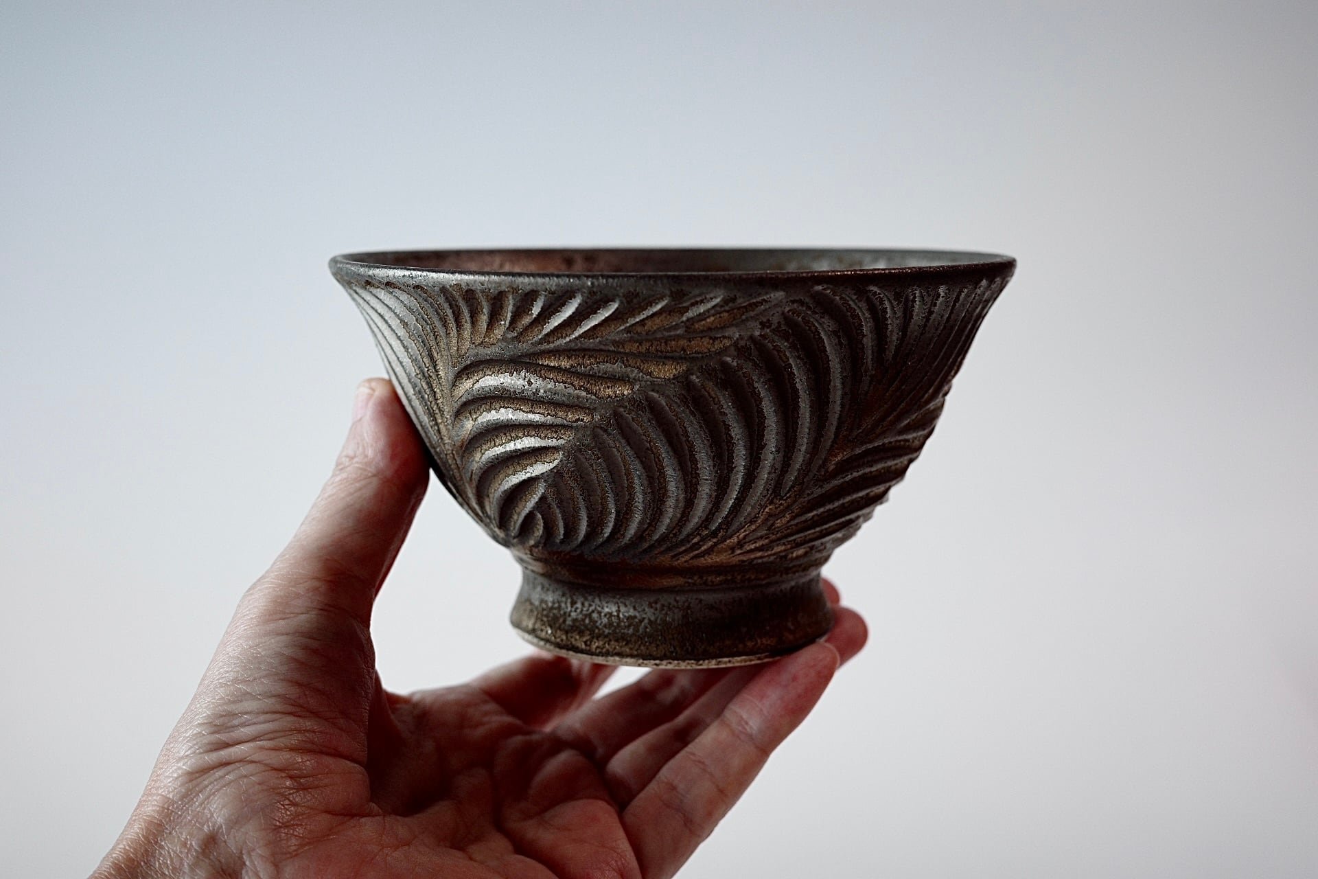 大嶺實清 小器 約9.5cm 沖縄 陶芸 作家物 コレクション 小鉢 大嶺實清