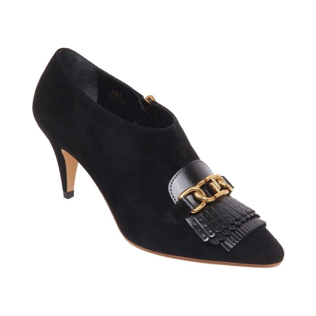 TOD'S トッズ レディース パンプス スエード ブラック