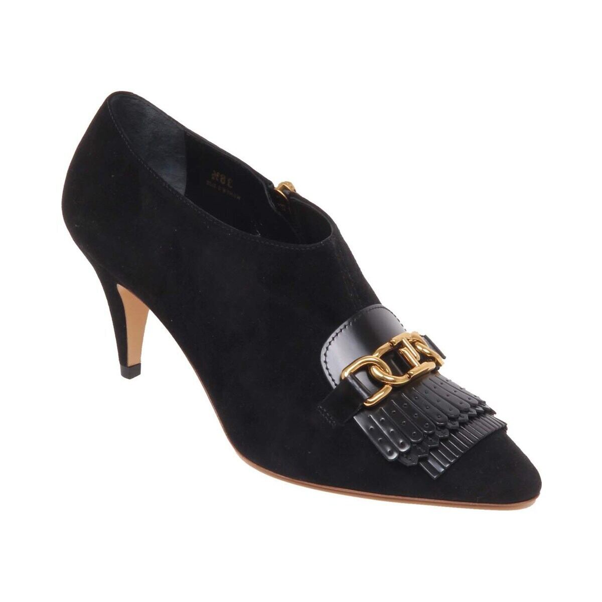 TOD'S トッズ レディース パンプス スエード ブラック