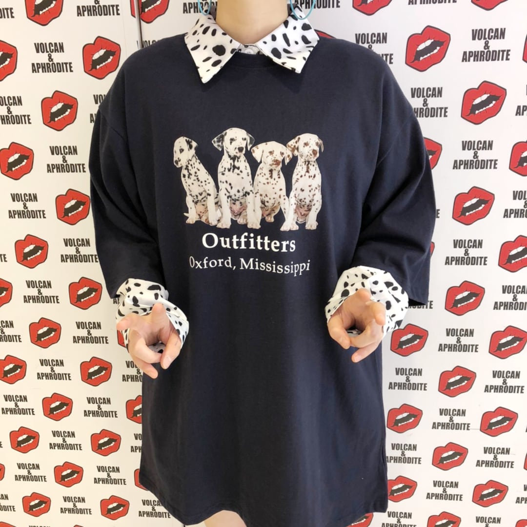 70%OFF】BIGシルエット ダルメシアンTシャツ | VOLCAN&APHRODITE