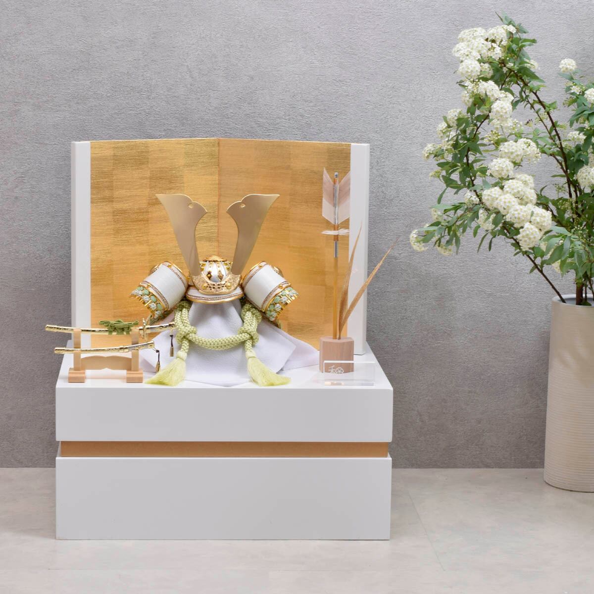 兜飾り【Gloire グロワール】収納上手|端午の節句|五月人形|おしゃれ|モダン|今どき|コンパクト