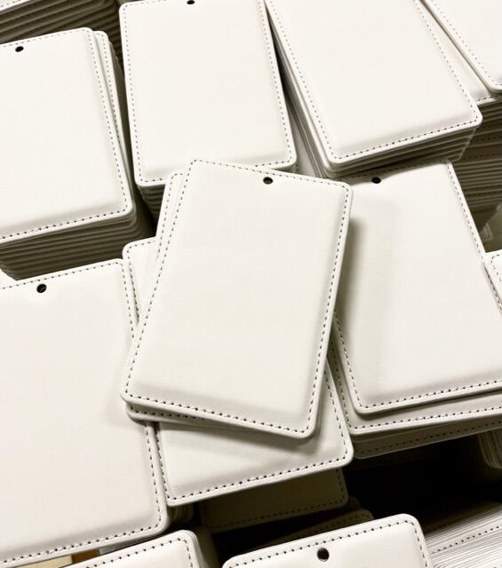 パスケース UVプリント用無地 長方形 100個セット 両面印刷対応