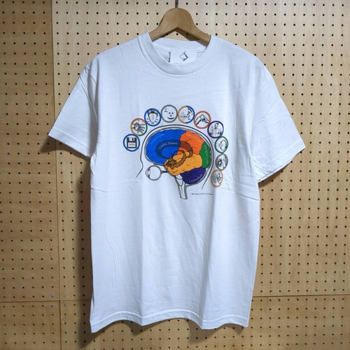 Cotton Expressions　BRAINATOMY　コットンエクスプレッションズ　脳の役割図解Tシャツ　WHITE