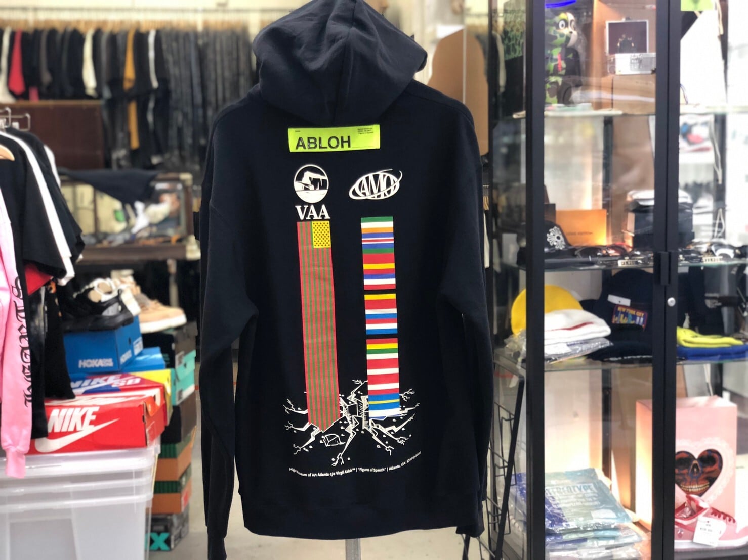 Virgil Abloh × Champion MCA CHICAGO STORE HYPERBOLE HOODIE 2XL  