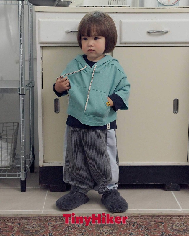 【即納】dindin layered hoodie