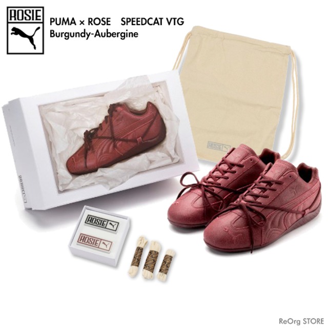 PUMA × ROSE プーマ × ロゼ 410911 スSPEEDCAT VTG スピードキャット ヴィンテージ Burgundy Aubergine