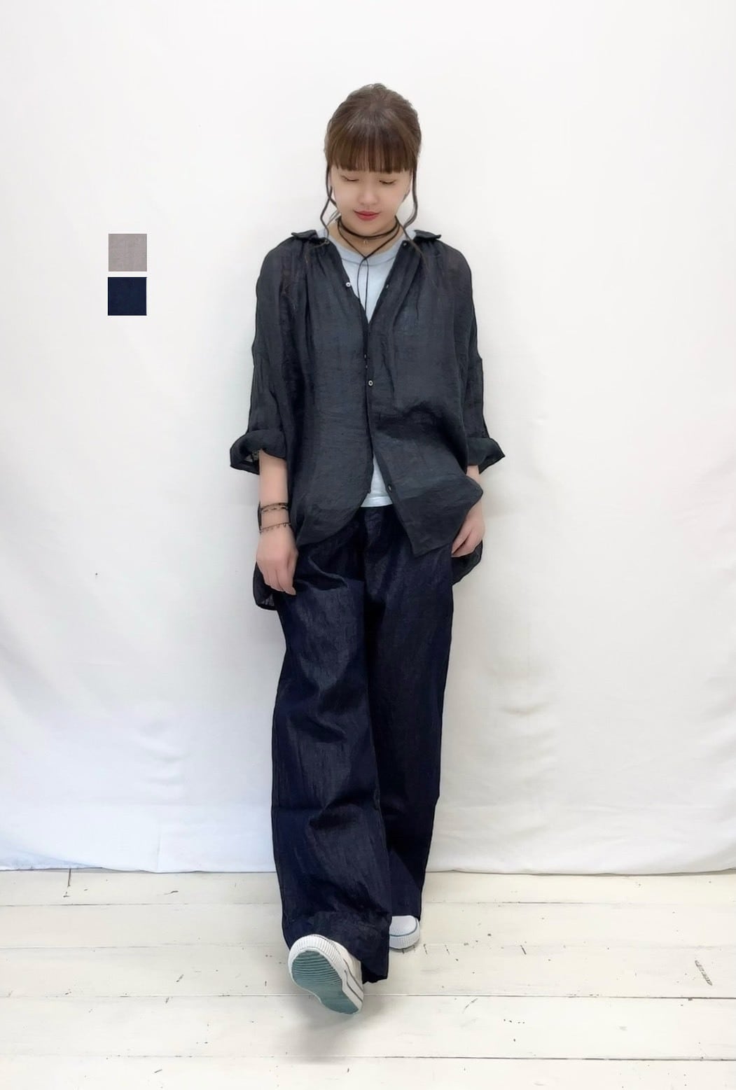 veritecoeur】リネンギャザーブラウス / VC-2842 | syozikiya online shop