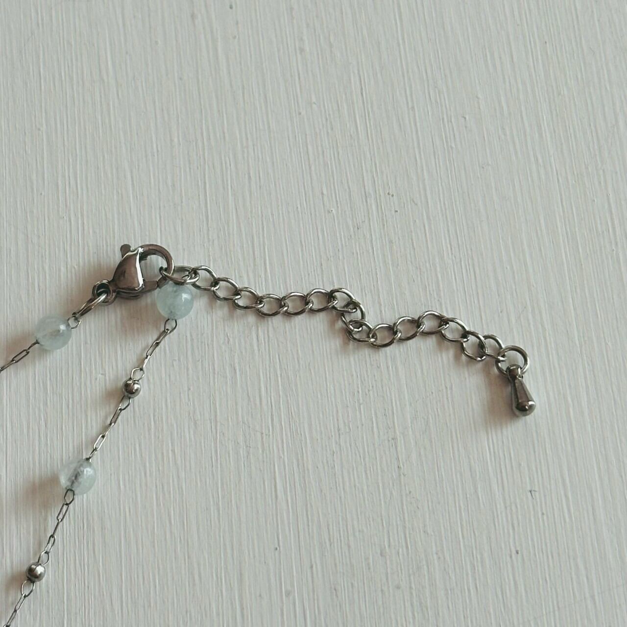 【SELECT】サージカルステンレス 天然石 ネックレス