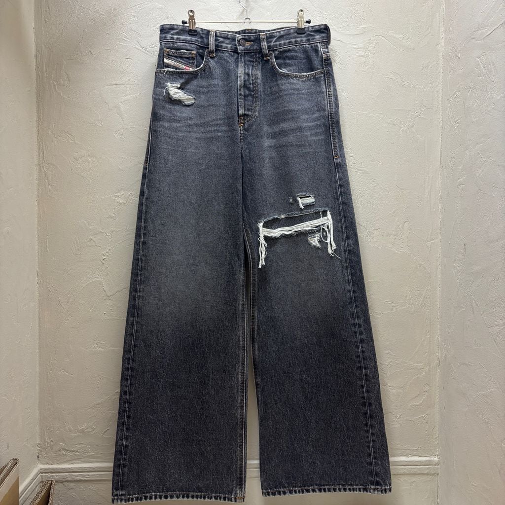 DIESEL ディーゼル D-RISE DENIM PANTS ストレートワイドデニムパンツ