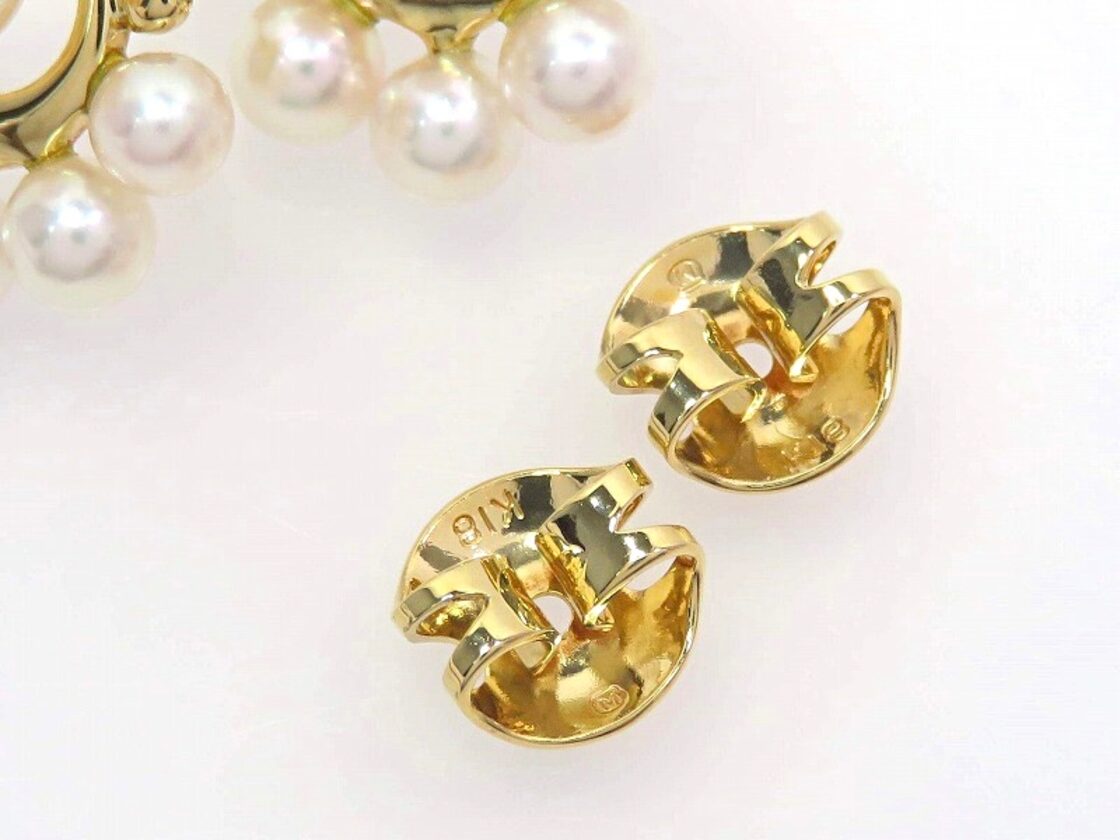 MIKIMOTO ミキモト K18 ベビーパール 2way ピアス ゴールド | Pay ID