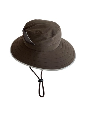 COMFORTABLE REASON / SUN SHADE HAT - BROWN