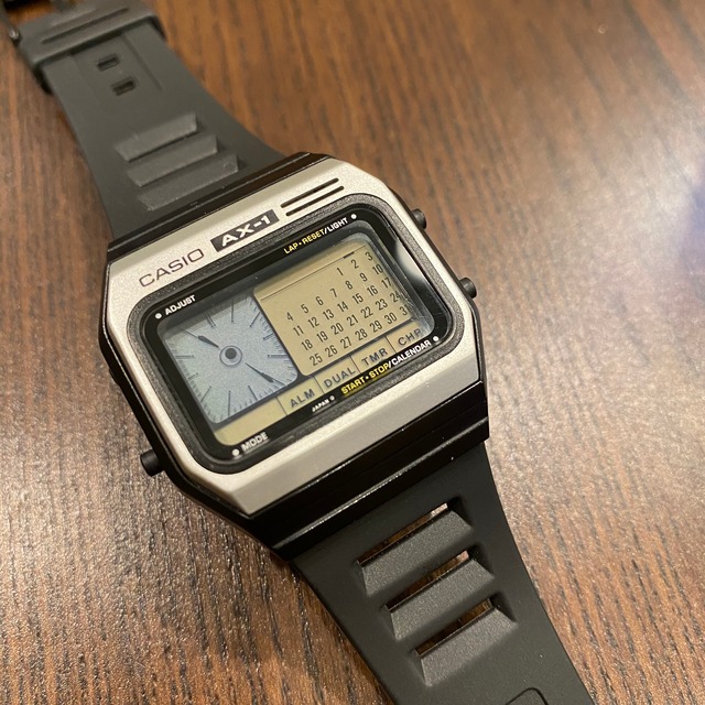 1980’s  CASIO AX-1 super multi function watch!!