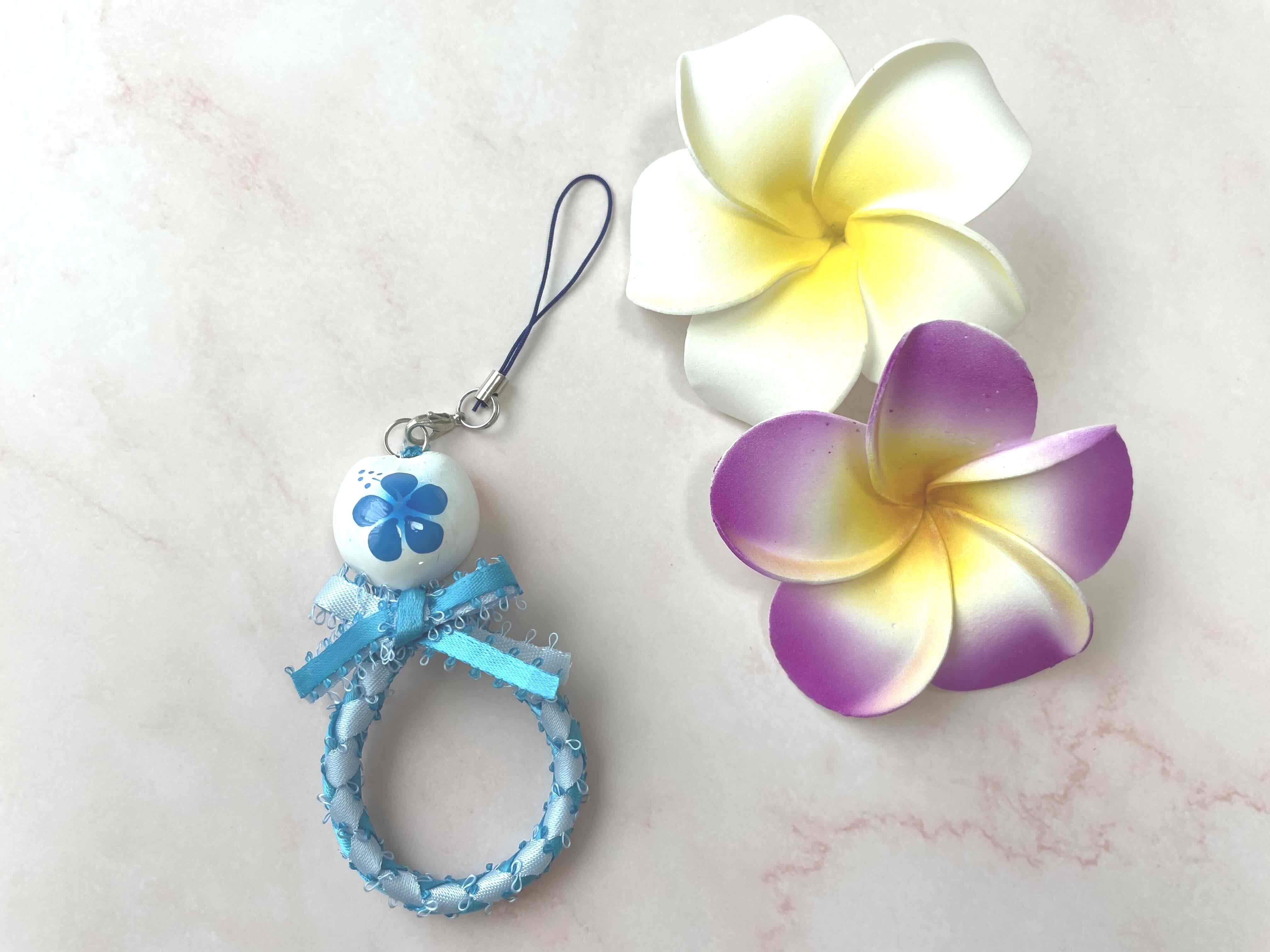 ダイヤモンドウィーブストラップ キット♪ハワイアンリボンレイ