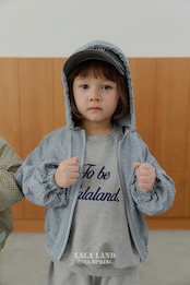 LALALAND 26/SS (Kids)Bubble check jumper