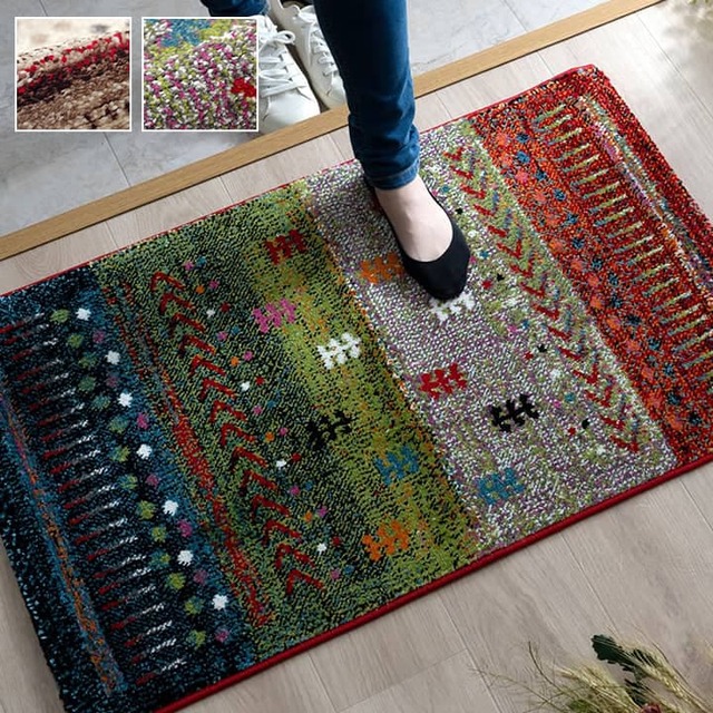 キッチンマット ウェイク GY 65X270 65×270cm ラグマット カーペット ラグ 絨毯