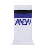 (M) BLOCK SOCKS [サイズ: F(AGEUMSC03WHF)] [カラー: WHITE]