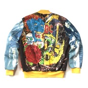 再構築 スポーツ・・ロックT ボンバージャケットSPORTS MIX ROCK T-SHIRTS BOMBER JACKET【bomber002】