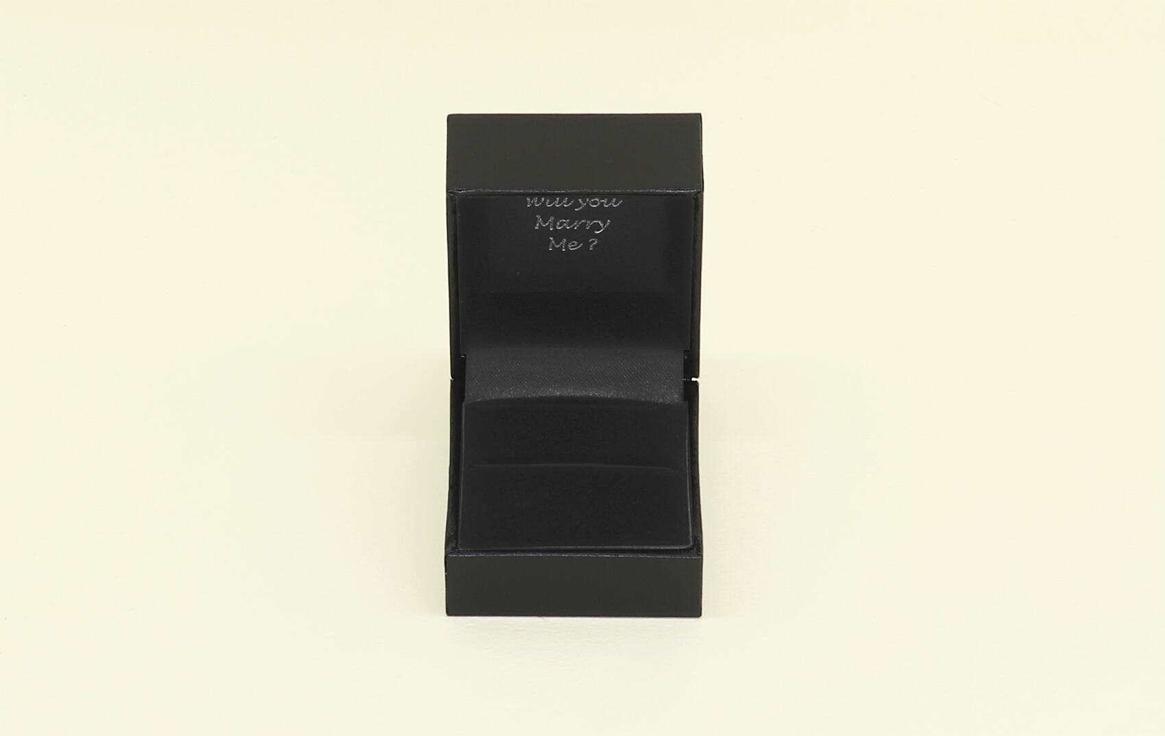 プロポーズ用リングケース 「Will you Marry Me?」メッセージ刻印入り