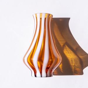 Amber Stripe Vase