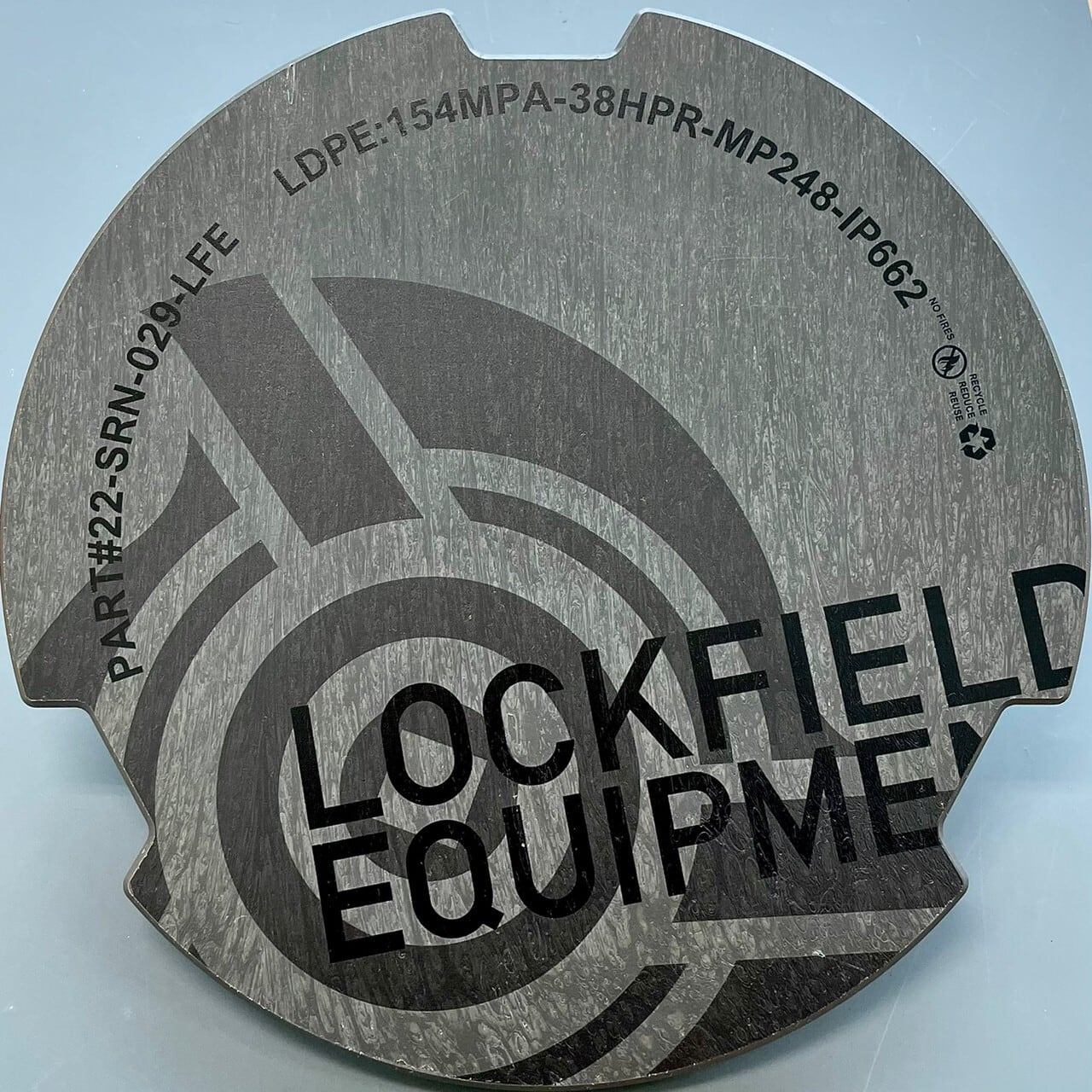 Y lid　GRY   LOCKFIELD EQUIPMENT powered by BASE