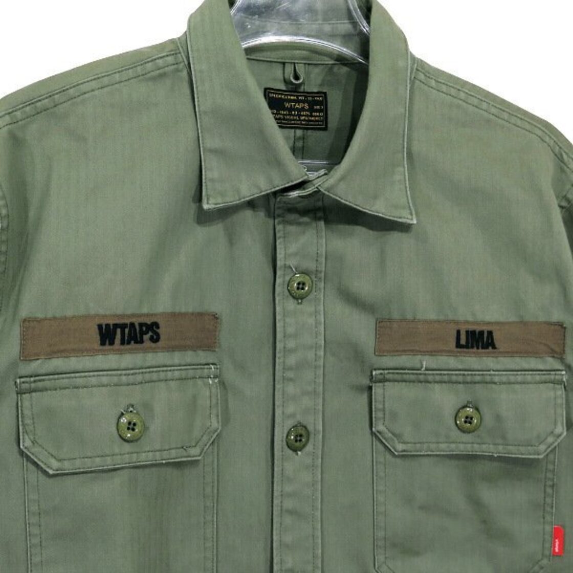 WTAPS シャツ ダブルタップス 16AW BUDS LS/SHIRT.COTTON.HELL IN BONE 