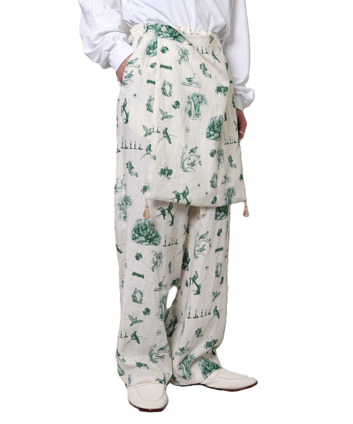 パンツ Midorikawa Midorikawa / MID26SS-PT09 APRON PANTS(CANDLE) | AfterSchool