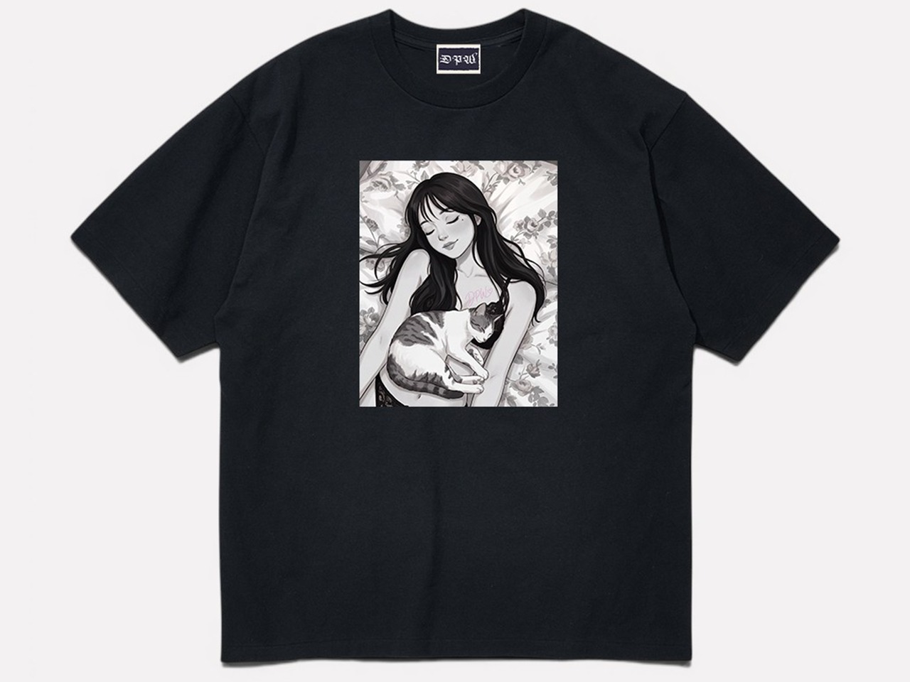 Happy Everyday Life　 S/S Tee / BLACK　日本製