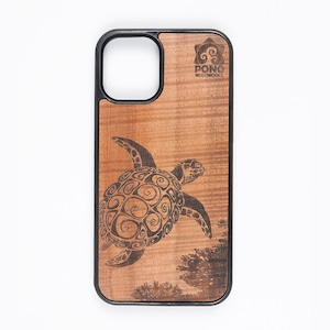 Pono Woodworks コアウッド iPhone 12 mini ケース 【ポノ ウッドワークス】 Koa Wood iPhone 12 mini Case