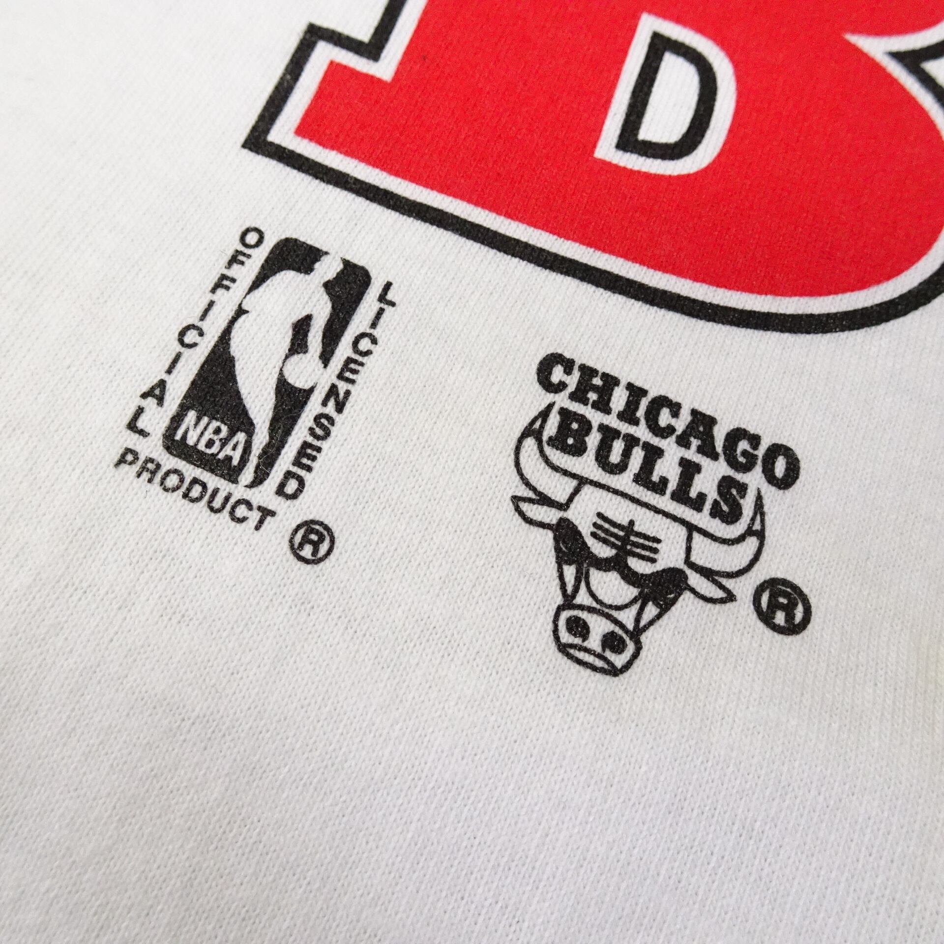 90s Vintage NUTMEG ナツメグミルズ 半袖Tシャツ シカゴブルズ 