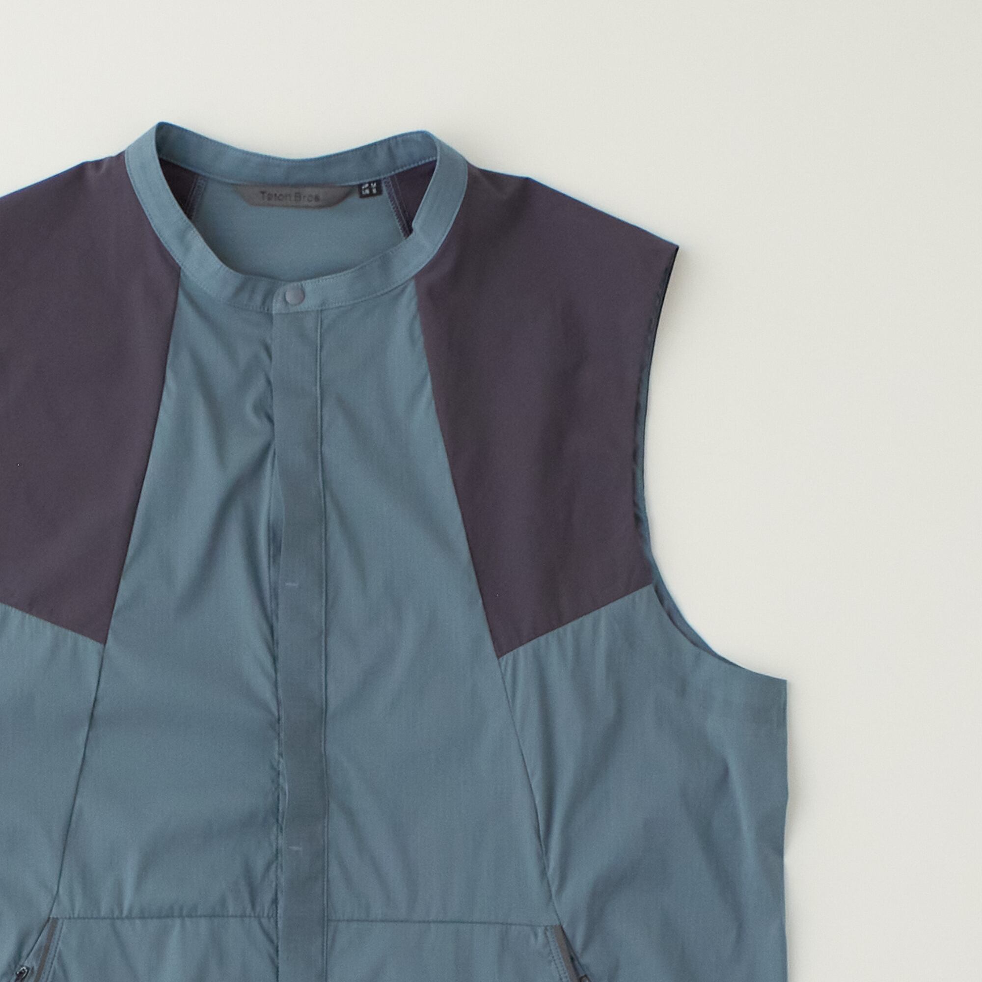 Teton Bros ティートンブロス Wind River Vest Men Blue Gray