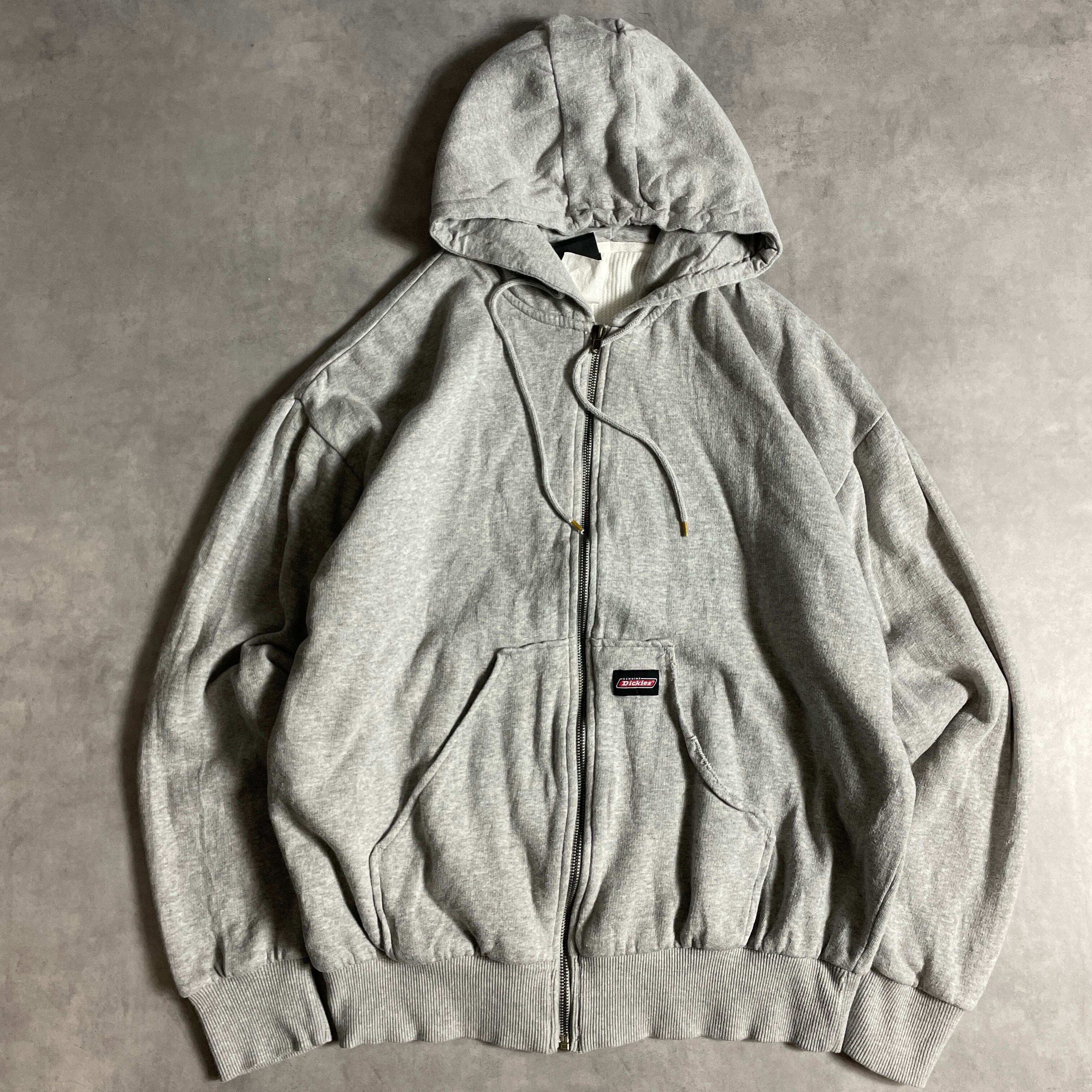 90s Dickies 裏サーマル ジップパーカー ダブルフェイス 黒タグ  vintage