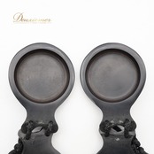 フラメンコ 小物 CASTANUELAS DEL SUR パリージョ カスタネット フィブラ ベテアダ 楽器 小物 ペア 両手 模様 黒 赤 緑 白 ケース ケース付き 練習 レッスン ステージ イベント 艶 光沢 柄 模様 おしゃれ グリーン系 ホワイト系