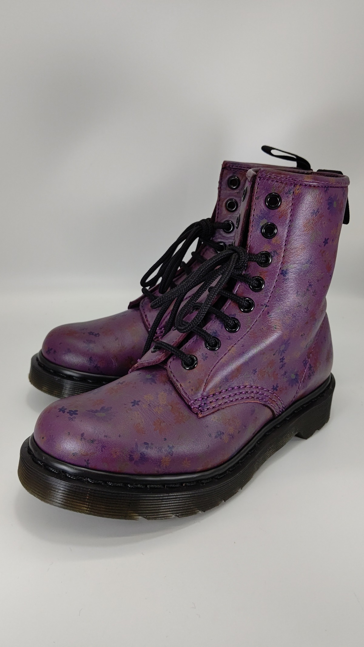 Dr.Martens 8ホール 花柄 UK3 | 古着屋インベーダー