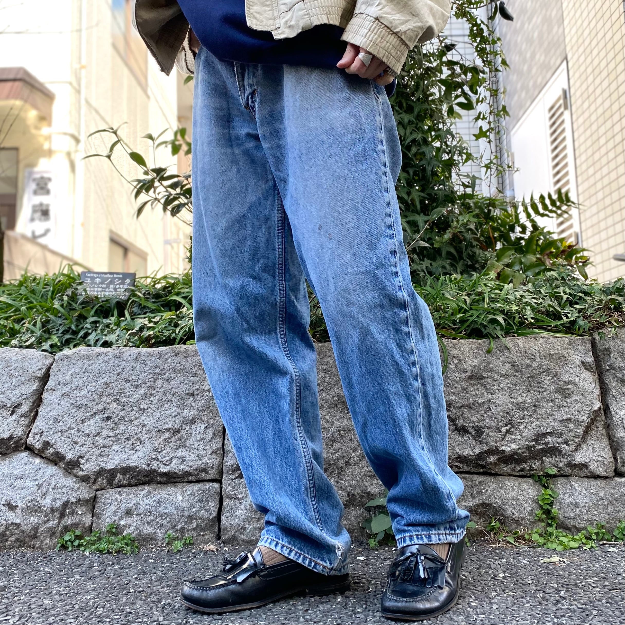 size : W36 L32 【 Levi's550 】リーバイス550 ブルーデニム デニム ...