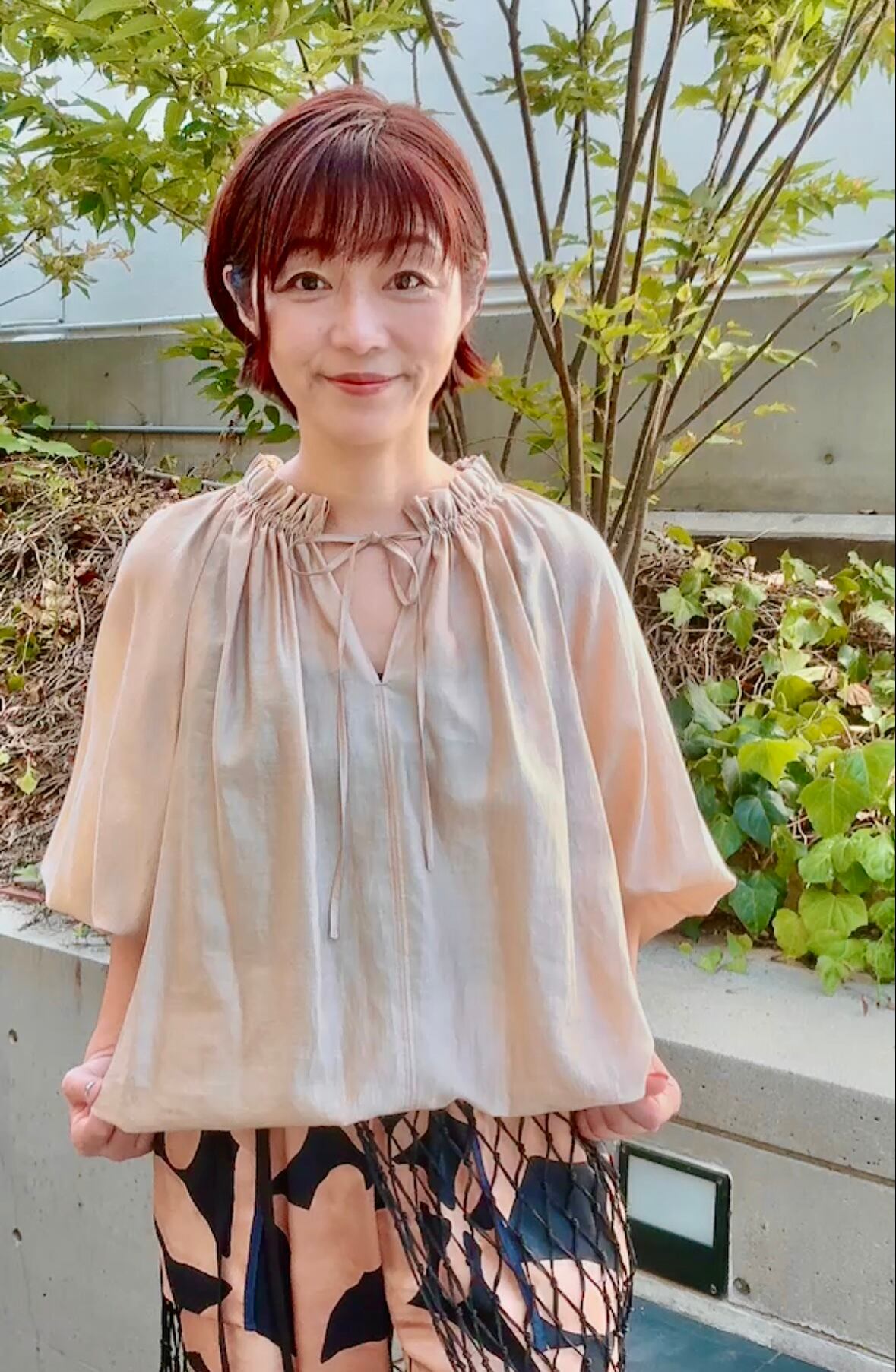 ★新作★LEk cud(レカット)ギャザーネックドロストブラウス【535921】