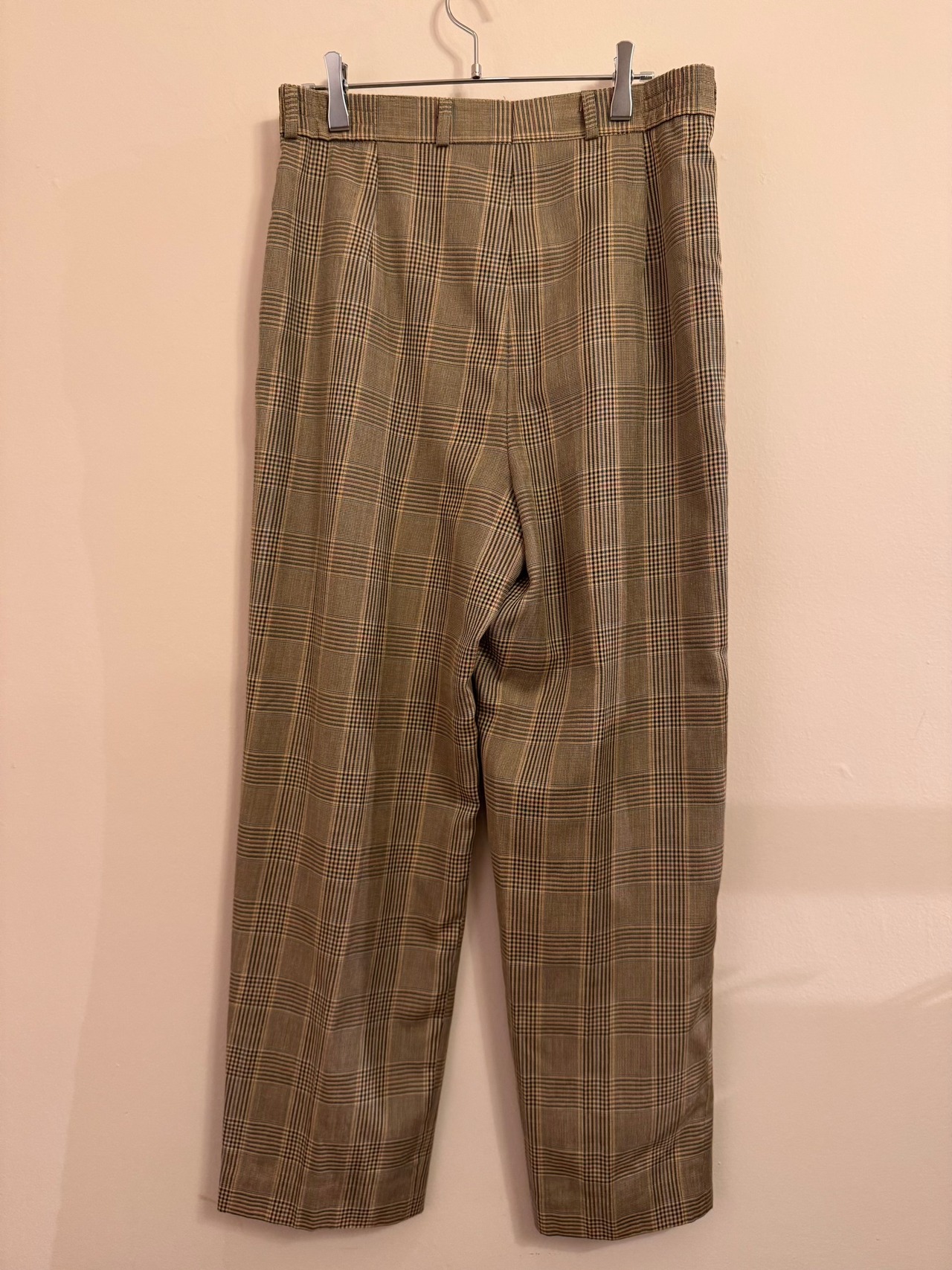 1980's MADELEINE Vintage West Germany チェックスラックスパンツ