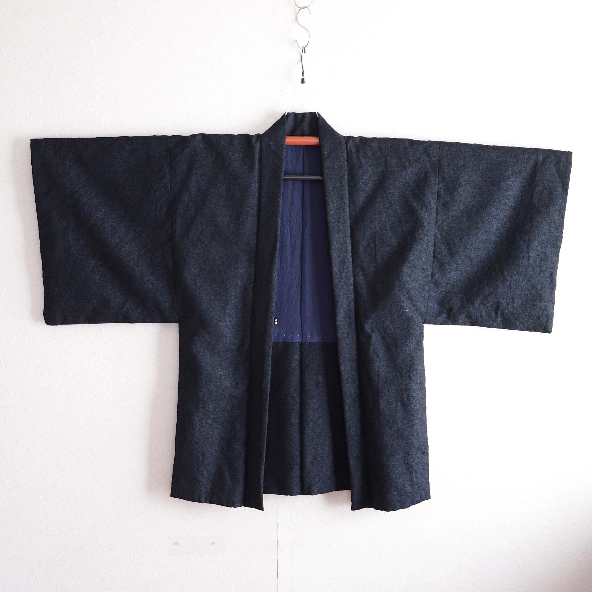 羽織メンズ着物ジャケットジャパンヴィンテージアンティーク昭和 | haori jacket men kimono Japan vintage  plain color | 難波商店 powered by BASE