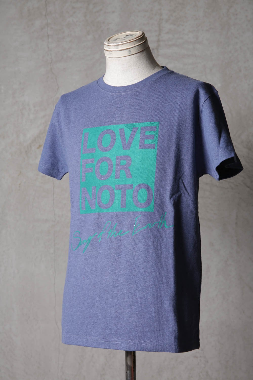 LOVE FOR NOTO × NATAL DESIGN Tシャツ（SOTE）FP〈MID NIGHT/GREEN
