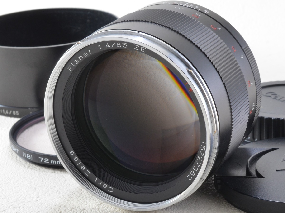 Carl Zeiss Planar T* 85mm F1.4 ZE キヤノンEFマウント カール 