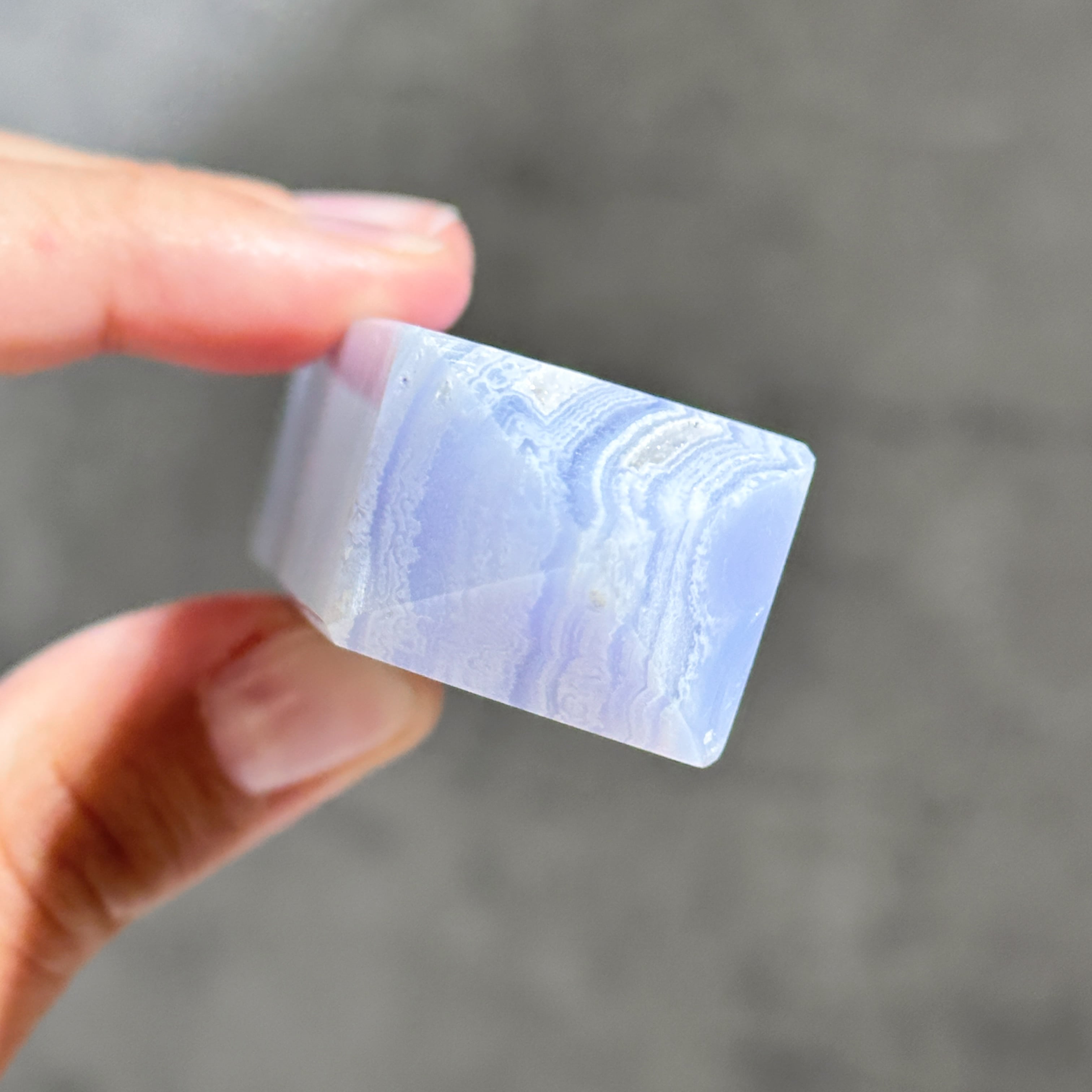 ブルーレースアゲート タワー03◇ Blue Lace Agate ◇天然石・鉱物