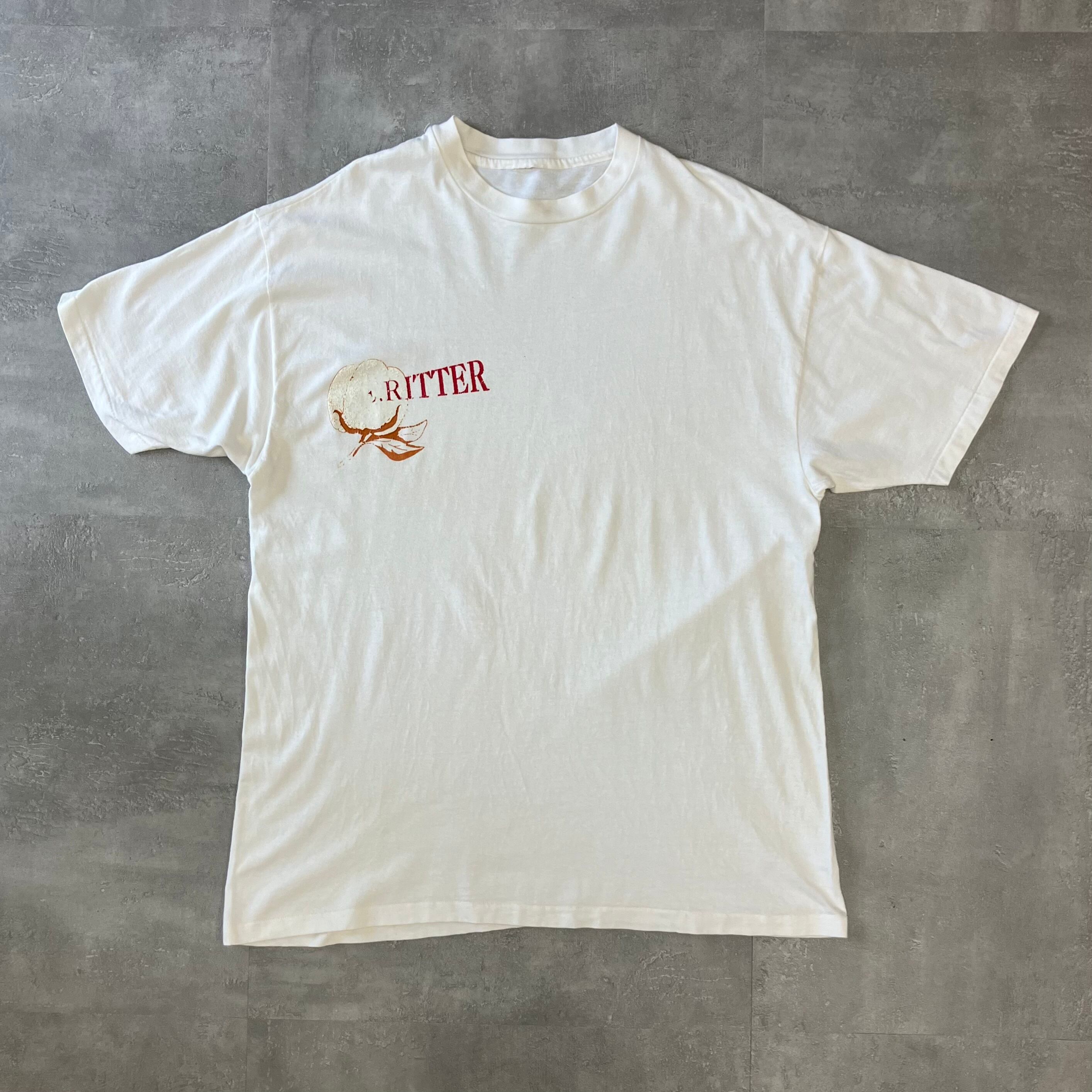 E.Ritter 90s 両面プリントTee 企業モノ XL程度 No.2526