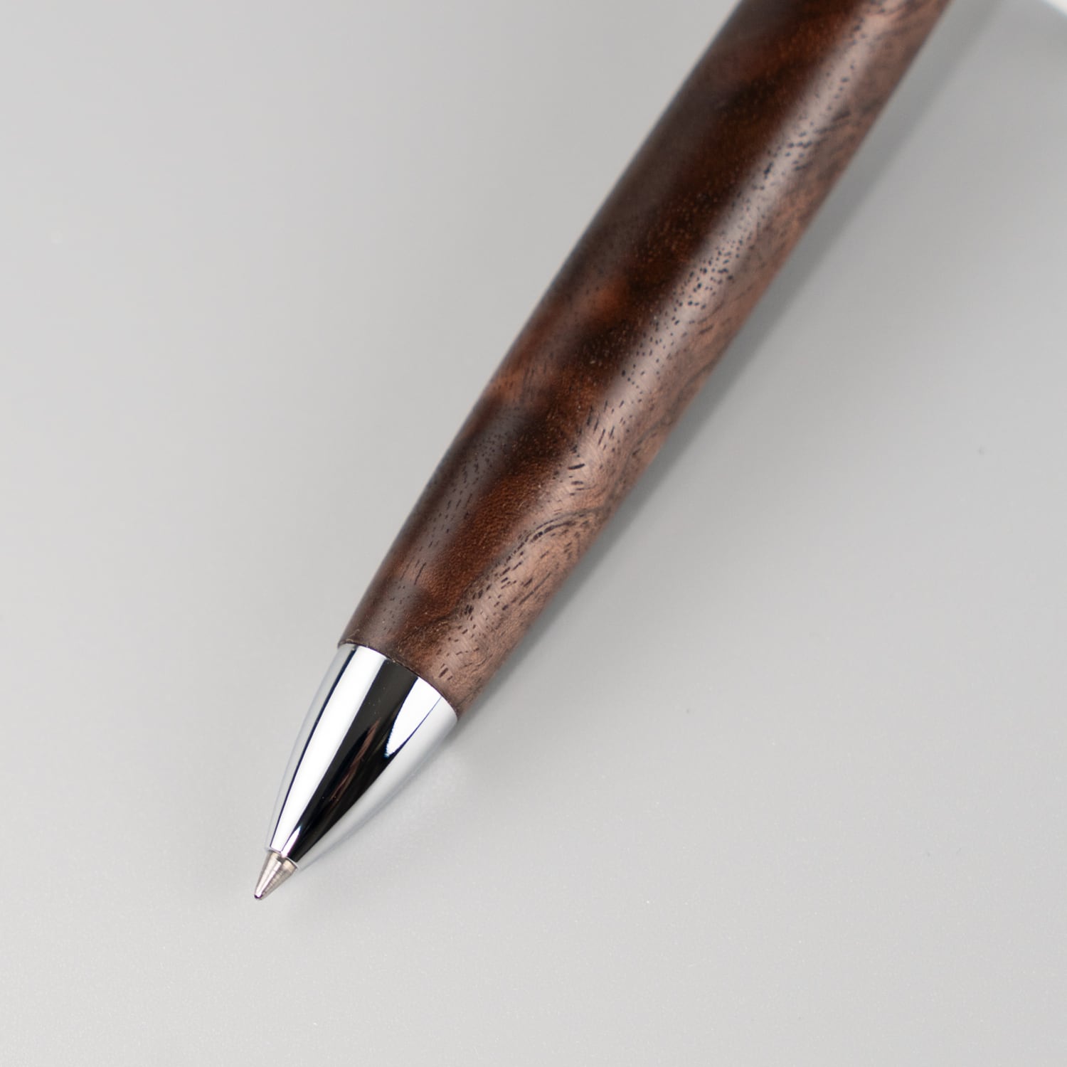 新発売】ウォールナット（胡桃） / ノック式木製ボールペン / Penman