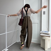 adjuster color stitch suspenders PT/moca