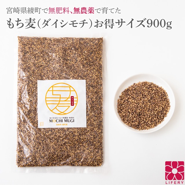もち麦 お得 900g レジスタントスターチ ダイシモチ 宮崎県産 食物繊維 雑穀