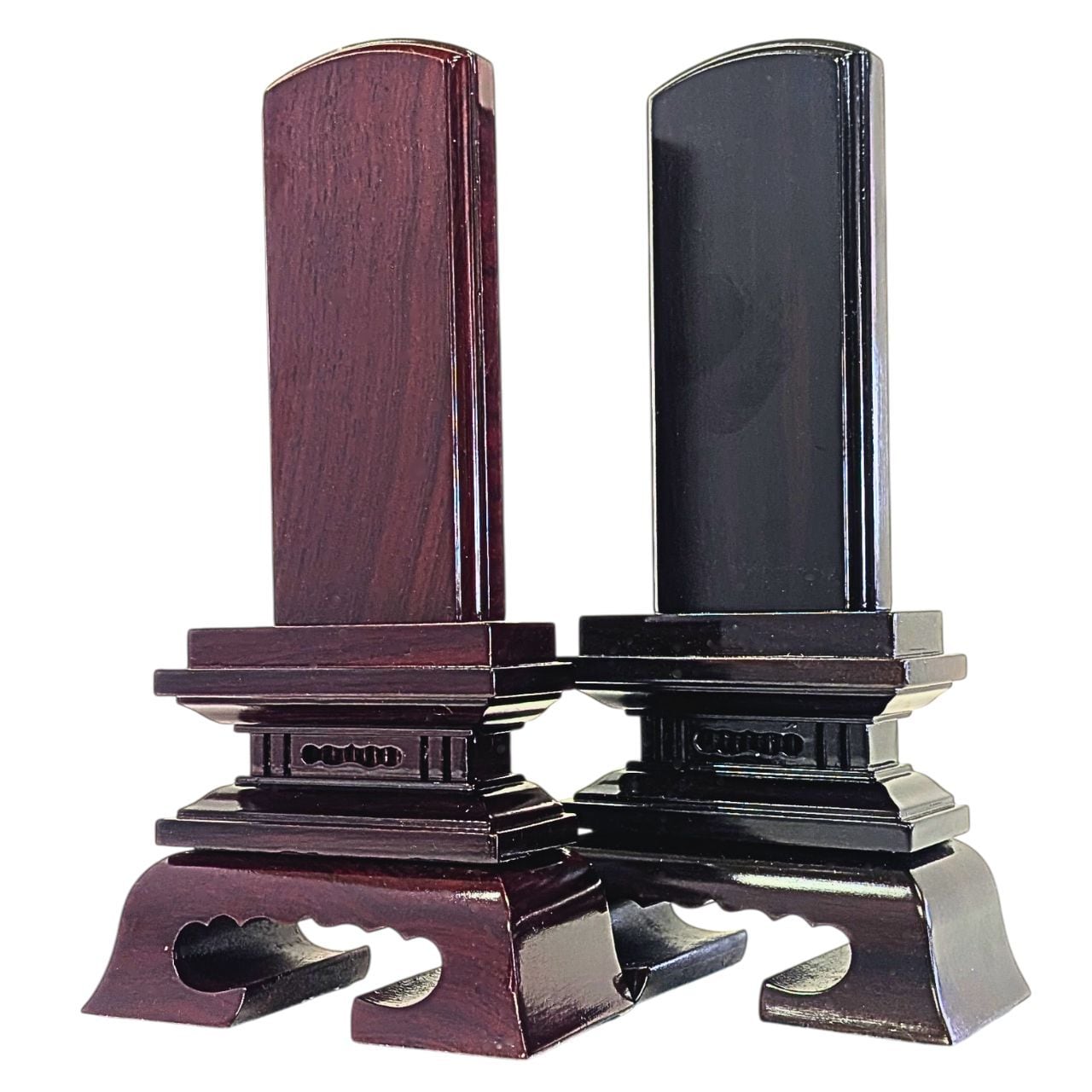 紫檀・黒檀位牌 春日 4.5[4.5寸][4.5号][紫丹 黒丹][唐木] すとうのお