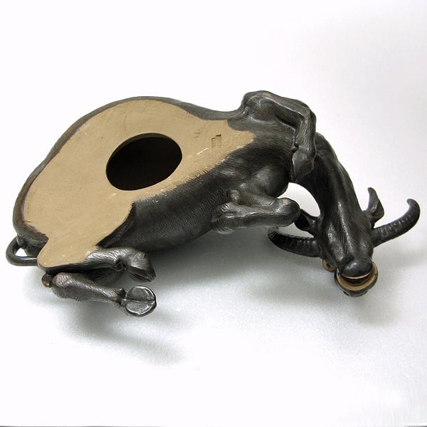 伏牛（撫牛）の置物・No.140526-53・梱包サイズ60 | リサイクル