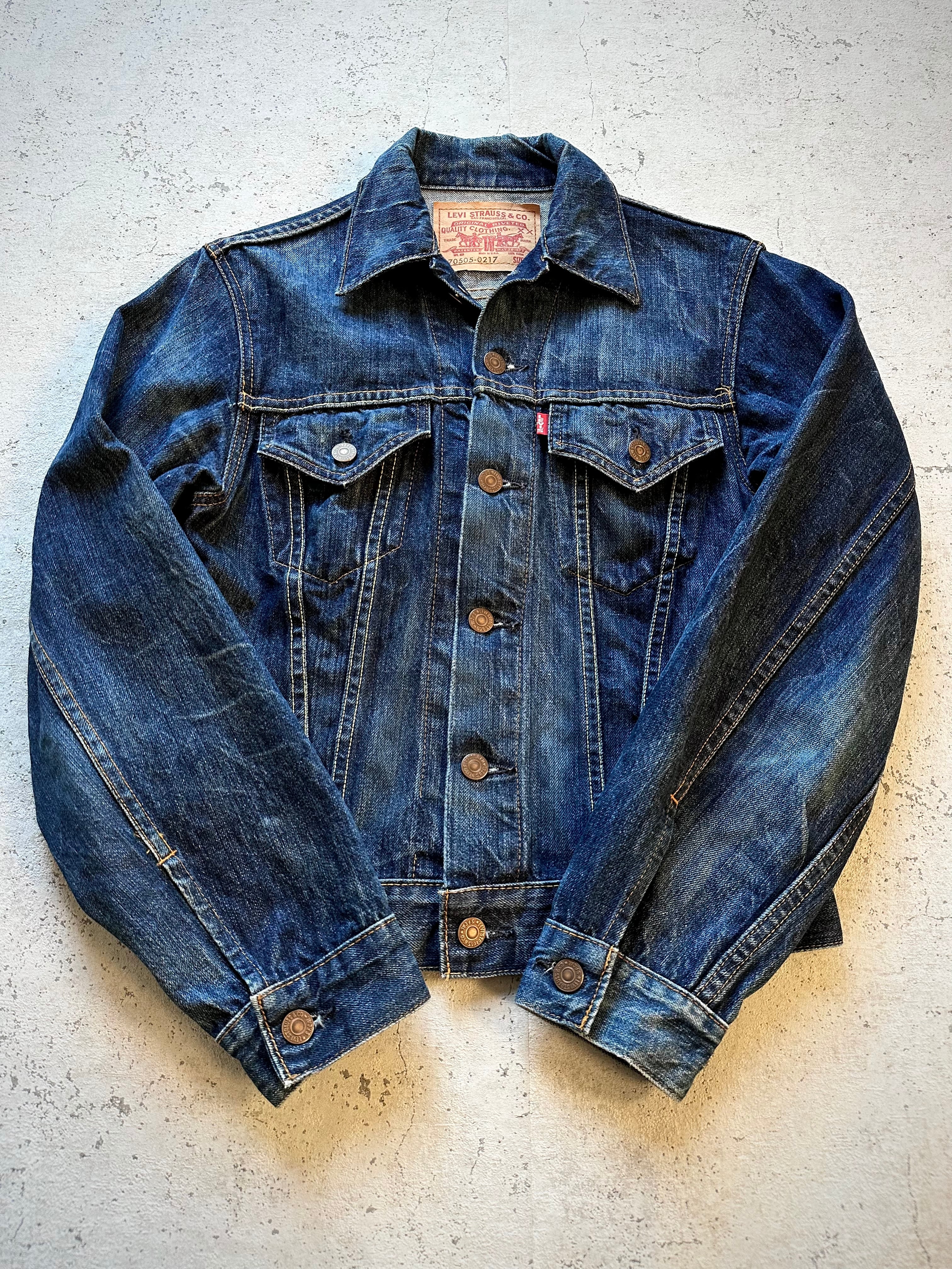 00s〜 MADE IN USA “ LEVI'S ” 70505 Big-E 3rd DENIM JACKET OLD