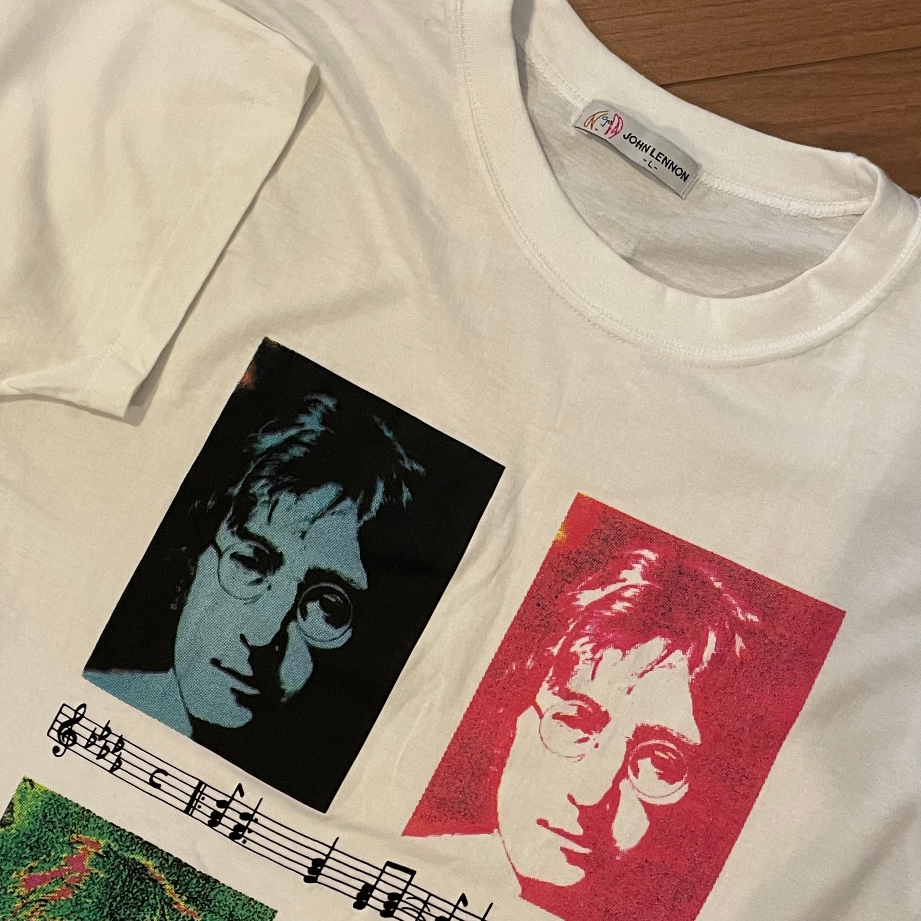 JOHN LENNONs s 希少 日本企画 プリント Tシャツ シングル