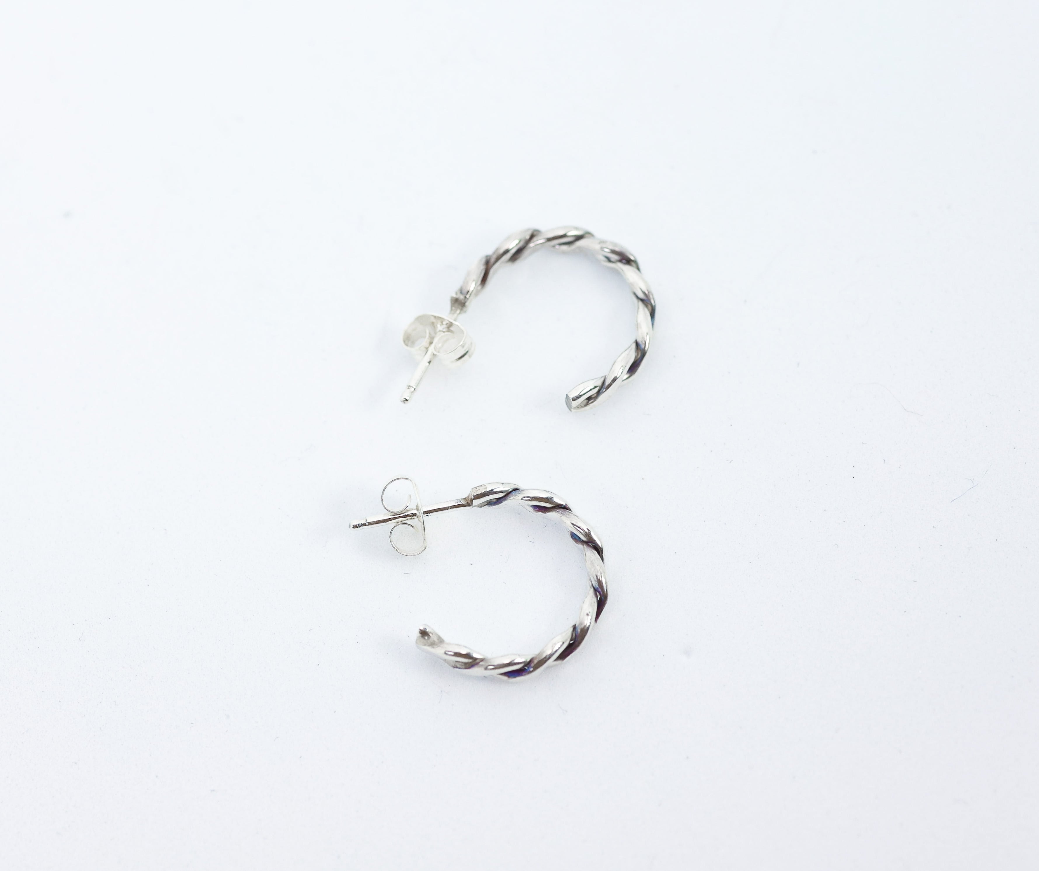 インディアンジュエリー フープピアス ナバホ シルバー silver 925