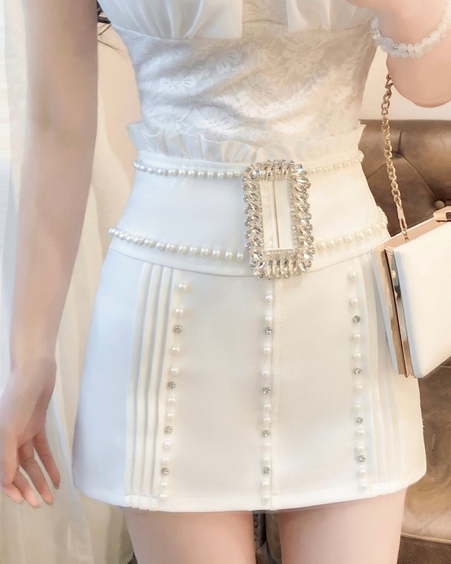 ゴージャスビジューベルトスカート（2 colors） 2508549